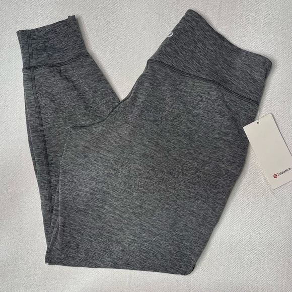 Lululemon Align High Rise Jogger Pants Heathered Graphite Grey 12 NWT - Picture 3 of 8